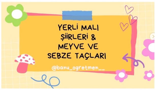 Yerli Malı Sebze ve Meyve Taçları