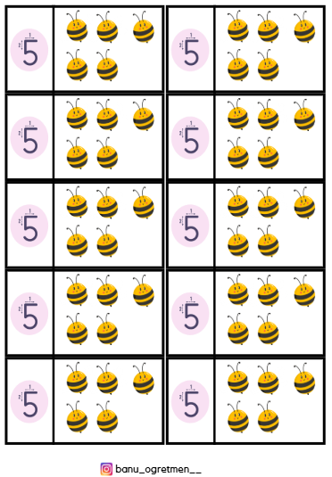 5 Rakamı İnteraktif Defter Çalışması