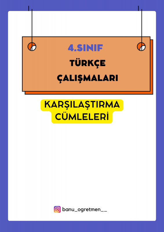 Karşılaştırma Cümleleri