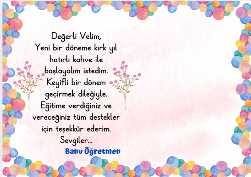 Veliye Kahve Hediye Kartı