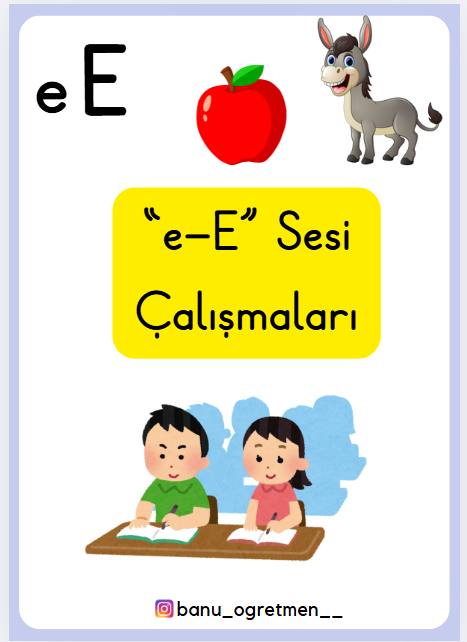 E Sesi Yazma Çalışmaları