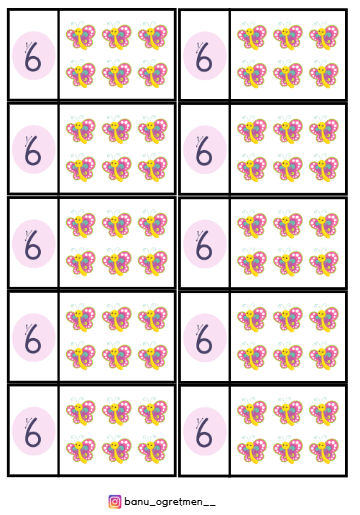 6 Rakamı İnteraktif Defter Çalışması