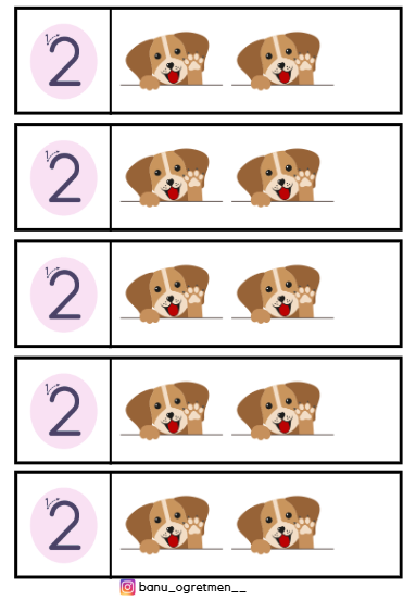 2 Rakamı İnteraktif Defter Çalışması