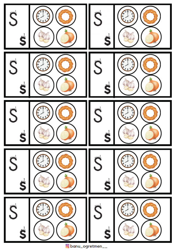S Sesi Defter Çalışmaları