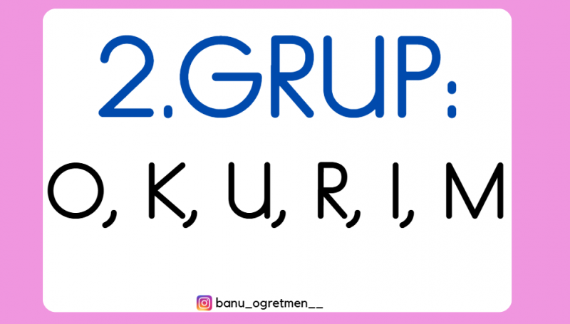 2.Grup Harf Kartları (OKURIM)