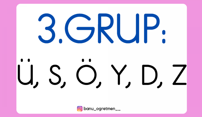 3.Grup Harf Kartları (ÜSOYDZ)