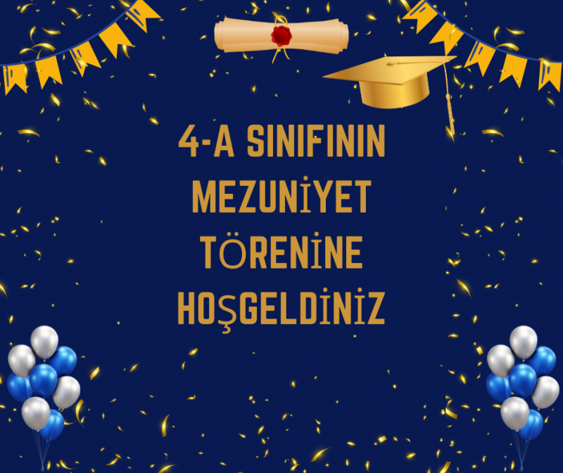 Mezuniyet Töreni Dijital Pano (A'dan D' Şubelerine Kadar)