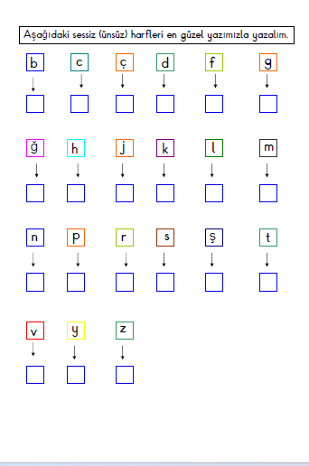 Alfabemiz Çalışması