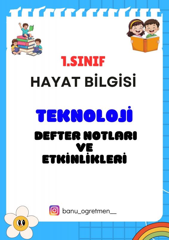 1.Sınıf Teknoloji Konusu Çalışmaları